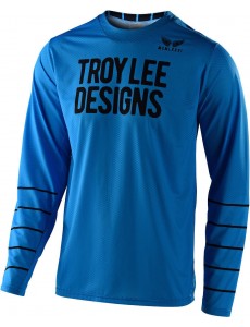 CAMISOLA TROY LEE DESIGNS 2021 GP AIR PINSTRIPE - OCEAN / PRETO